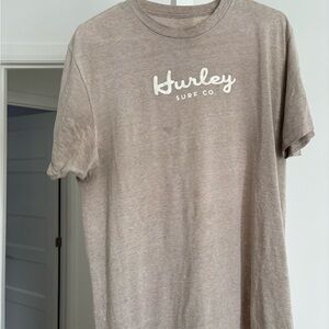 Hurley Surf Co. Men's Light Brown Tee
